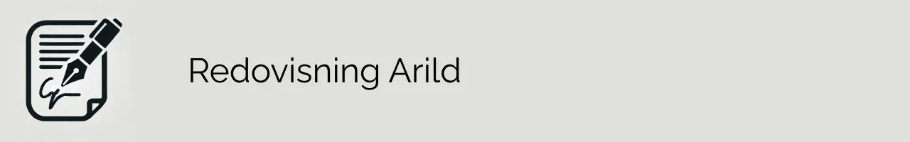 Redovisning Arild