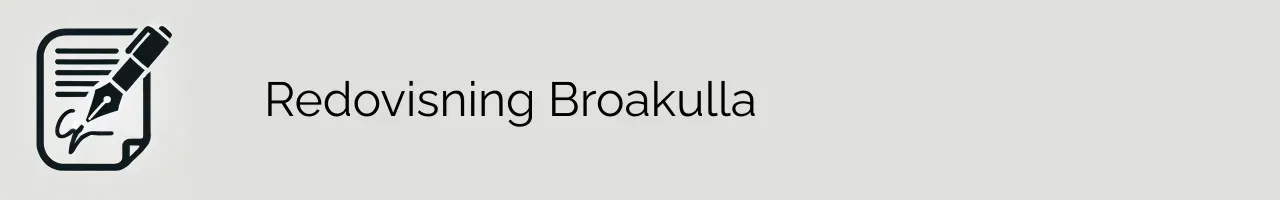 Redovisning Broakulla