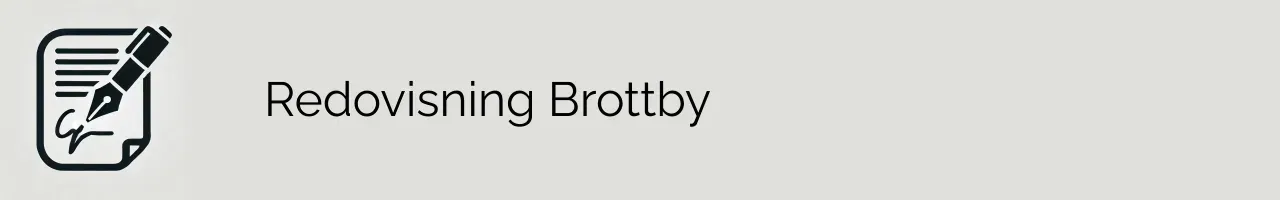 Redovisning Brottby