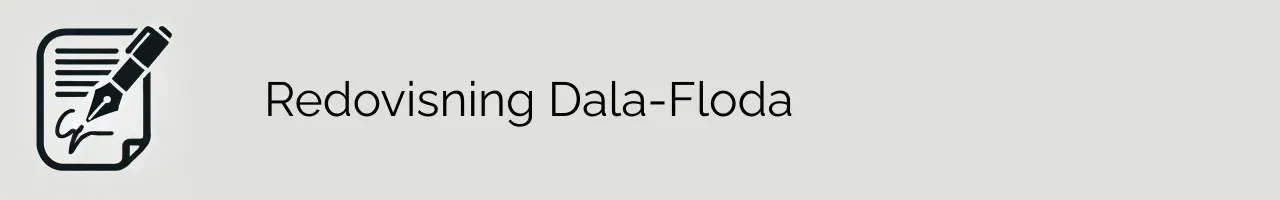 Redovisning Dala-Floda