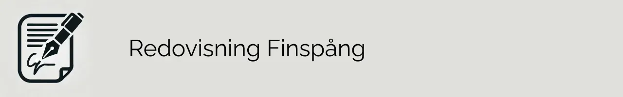 Redovisning Finspång