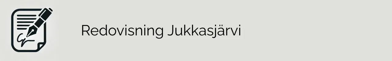 Redovisning Jukkasjärvi