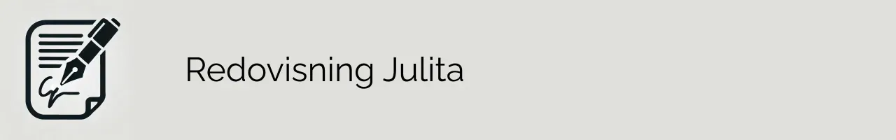 Redovisning Julita