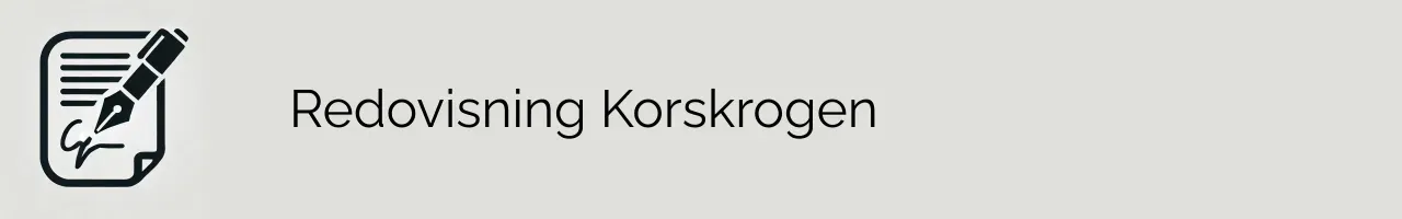 Redovisning Korskrogen