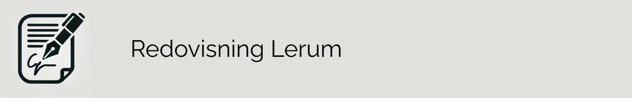 Redovisning Lerum