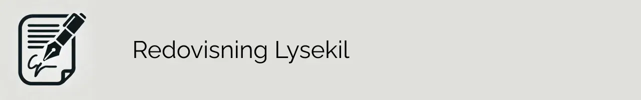 Redovisning Lysekil