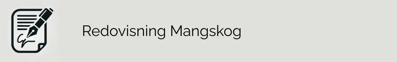 Redovisning Mangskog