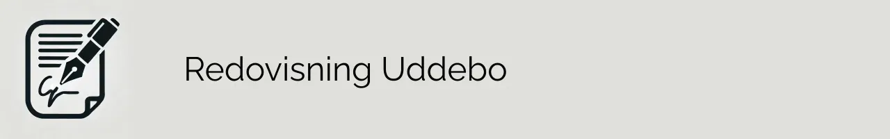 Redovisning Uddebo